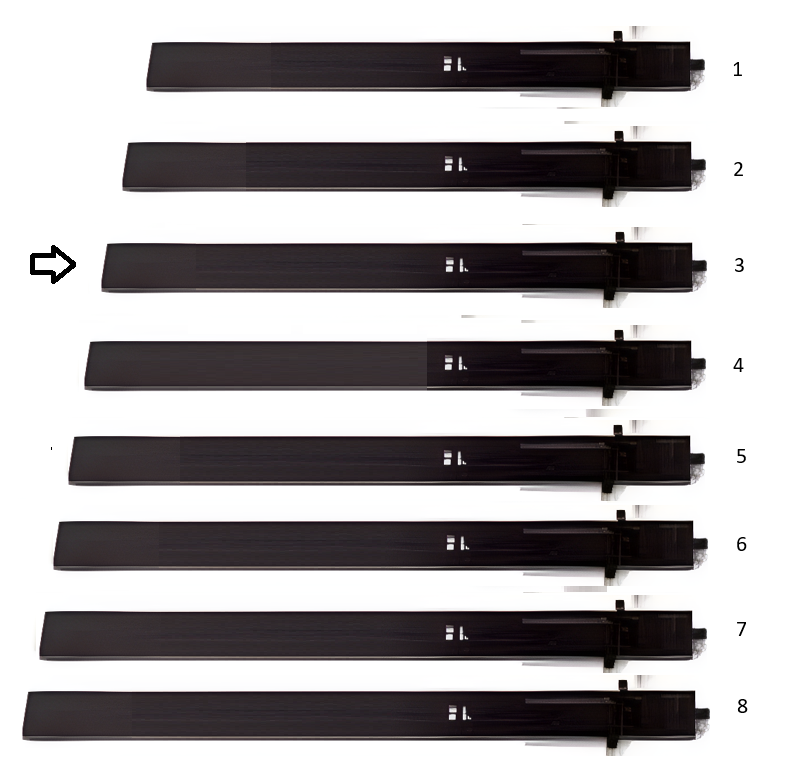 extension tips, pair, metal, black size 3